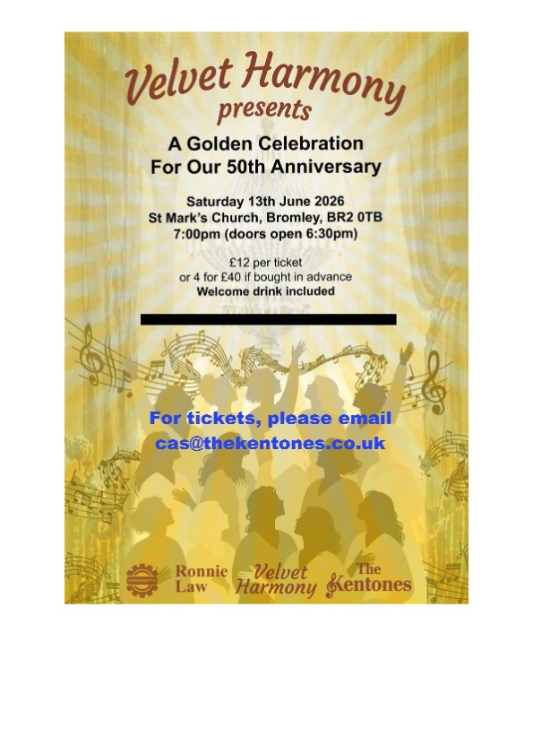 Velvet Harmony 50th Anniversary Concert